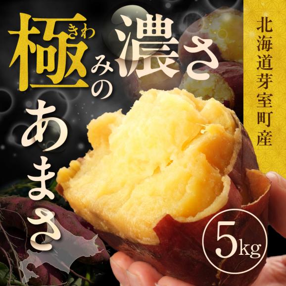 北海道十勝芽室町 なまら十勝野 芽室町産さつまいも【紅はるか】５㎏　me001-029c02