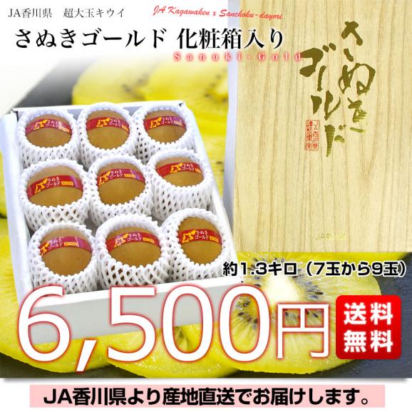 香川県より産地直送 JA香川県 キウイフルーツ さぬきゴールド 秀品 1.3キロ化粧箱（7玉から9玉）送料無料03