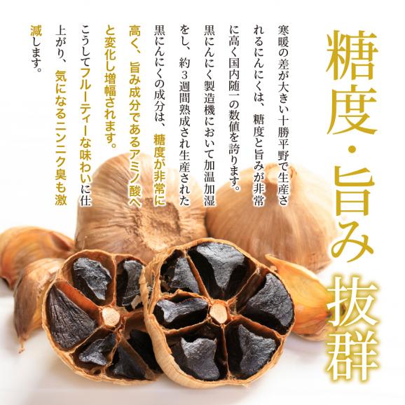 【ふるさと納税】北海道十勝芽室町 大地の熟成 黒にんにく me016-001c03