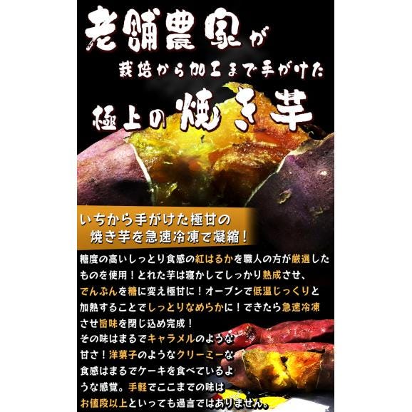 甘熟冷凍蜜芋 約500g×3パック 冷凍焼き芋 紅はるか 千葉県産 調理済み 冷凍便配送 食べやすい一口サイズ！とろける食感と溢れる甘さ 冷凍さつまいも03