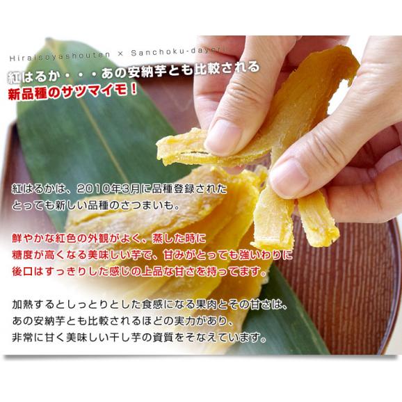 茨城県の干し芋工場より直送　茨城県　ほしいも　紅はるか　100ｇ×4袋 送料無料05