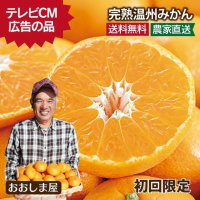 【初回限定】完熟温州みかん 2kg 大小混合(約20-30玉前後) 同一住所に2箱以上で送料無料 ＜1月上旬より順次出荷＞ 家庭用 ミカン （1配送先の数量が1箱の場合はご注文後送料を追加いたします）