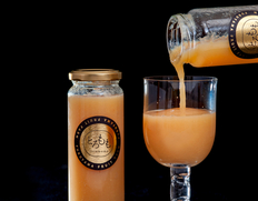 古山浩司氏の『とろももjuice（品種：あかつき限定）』福島県産桃 200mL×3本 ※常温