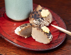 茂助だんご特製『栗しぼり 』 4個入り ※冷凍