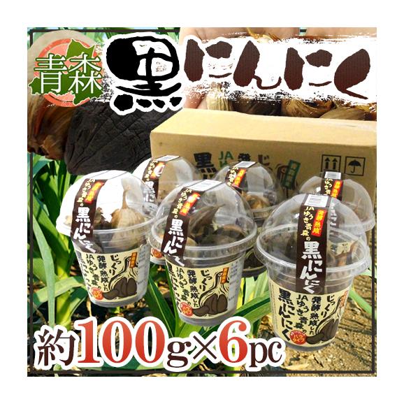 【送料無料】青森県 JAゆうき青森 ”熟成黒にんにく” 約100g×6pc バラタイプ【予約 入荷次第発送】